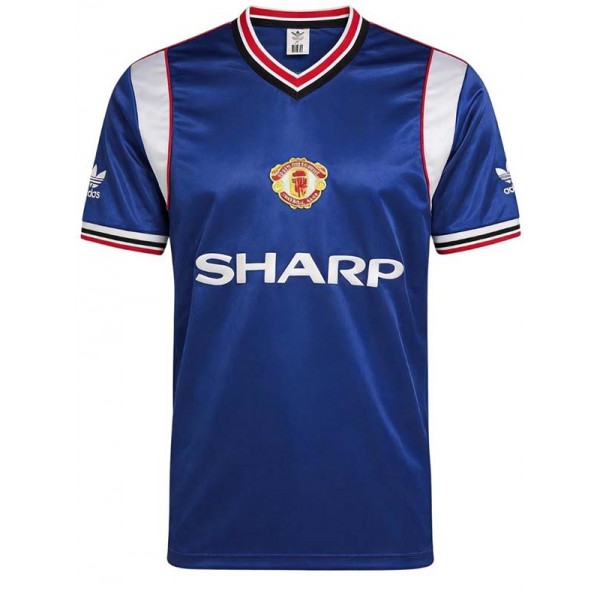Manchester united third jersey mens retro shirt 1984-1985